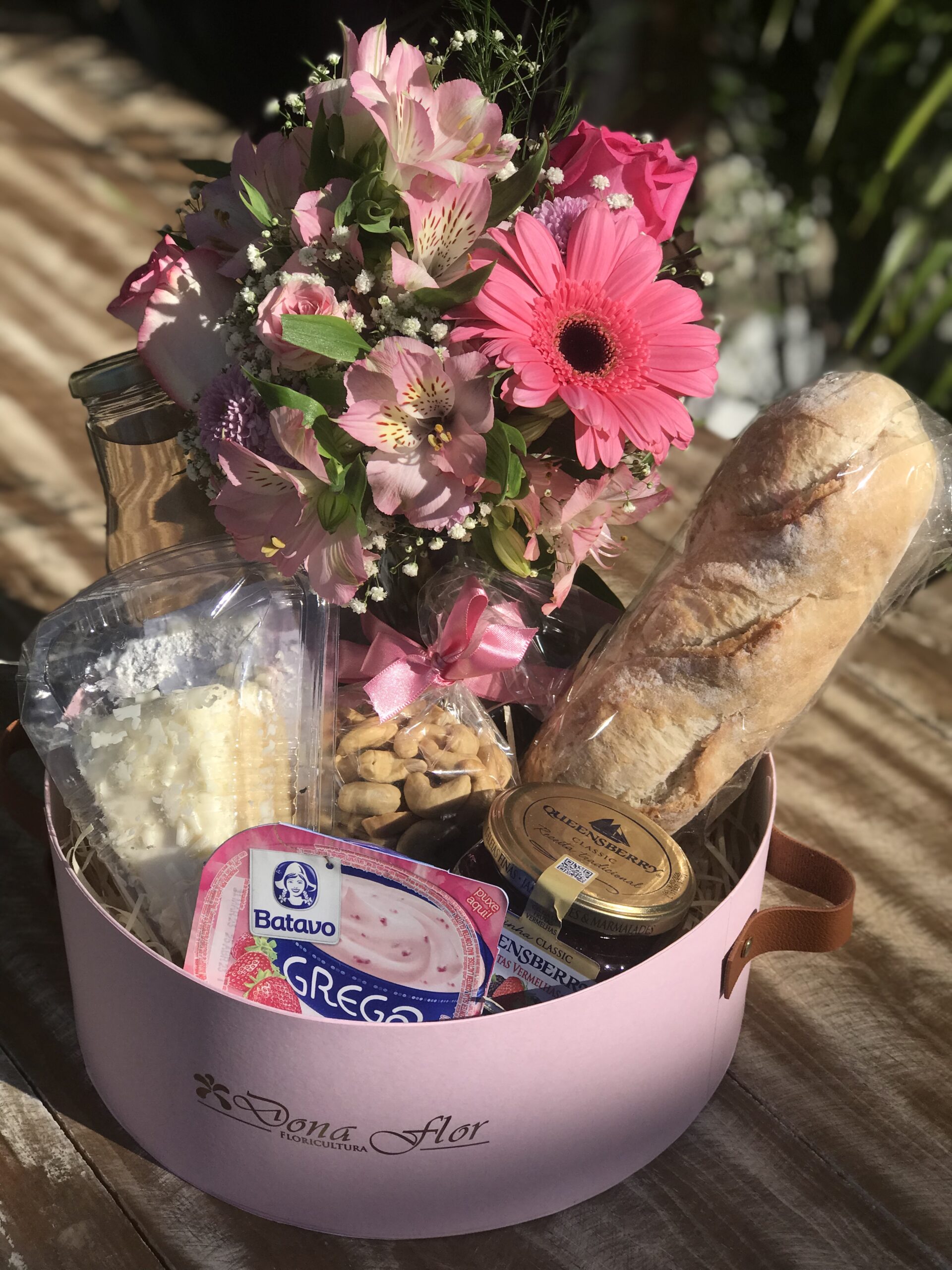 Cesta Breakfast Pink